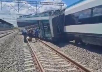 Un vagón del Tren Maya se descarriló en el tramo 3 del recorrido, a la altura de Izamal, generando preocupación sobre la seguridad.