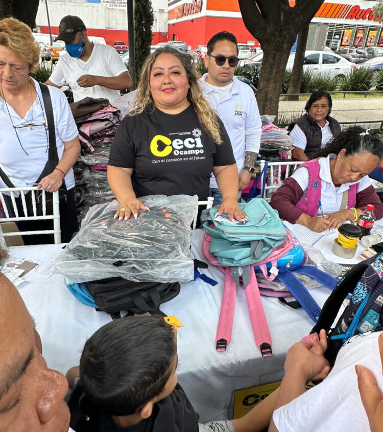 PRD CDMX y Nueva Aztlán celebran Mochilatón y Jornada de Servicios para niñez de Cuauhtémoc