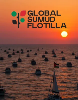 Global Sumud Flotilla rechaza entregar ayuda humanitaria a Israel, como el ente sionista lo ha pedido.