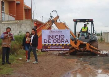 Actopan. Obras de infraestructura pública. AMEXI