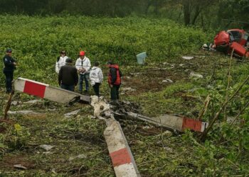 Caída de helicóptero en Tepetlixpa deja dudas sobre carga y tripulación