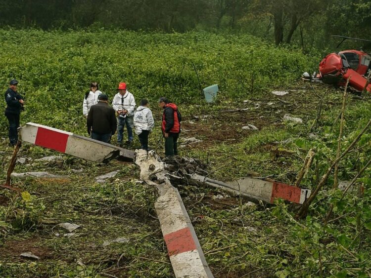 Caída de helicóptero en Tepetlixpa deja dudas sobre carga y tripulación
