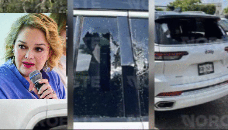 Balean camioneta de la hija del gobernador de Sinaloa; su nieta sale ilesa
