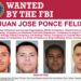 Cartel del FBI de búsqueda de Juan José Ponce Félix, alias “El Ruso”, identificado como líder de una facción de La Mayiza del Cártel de Sinaloa en Baja California. Foto X @USTreasury @USTreasury