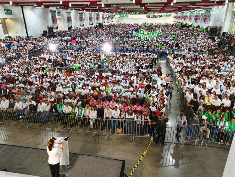 Claudia Sheinbaum en SLP. Defensa de la soberanía y del proyecto de nación. AMEXI