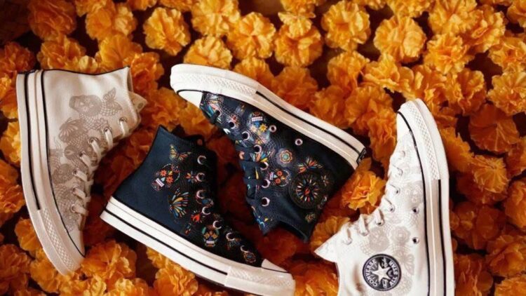 Converse lanza colección internacional de tenis inspirada en la Noche de Muertos de Michoacán