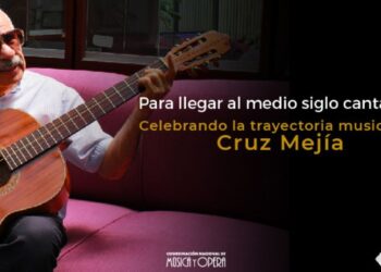 Cruz Mejía Arámbulo, guitarrero y cantor sinaloense, locutor, productor y decano de Radio Educación. Fallecido el 14 de septiembre de 2025. Foto Especial