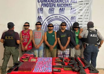 Desarticulan banda criminal que operaba en Oaxaca y Guerrero. Cinco detenidos. AMEXI