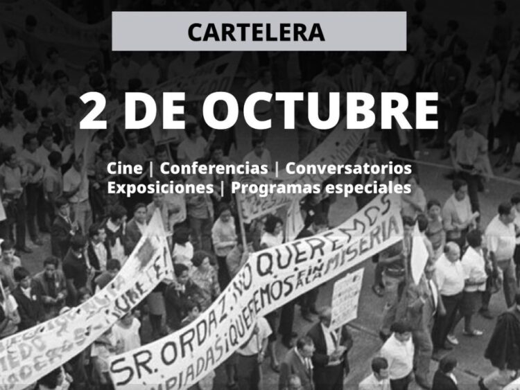 Presentan programa conmemorativo por el Movimiento Estudiantil de 1968