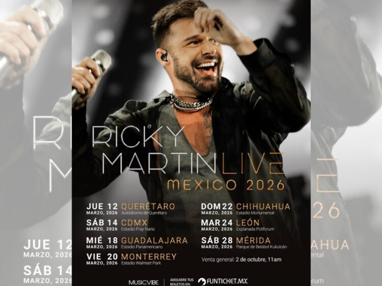 ¡Alerta! Ricky Martin regresa a México: Te decimos dónde y cuándo