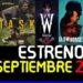 Los 10 estrenos imperdibles de septiembre en streaming global