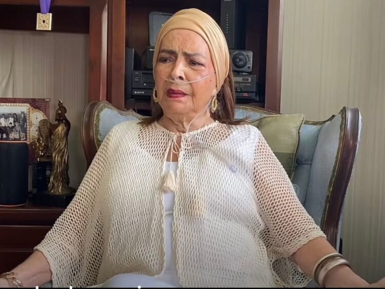 Elsa Aguirre aparece en redes sociales a sus 95 años