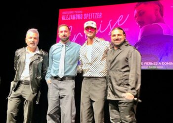 Óscar Uriel, Alonso Íñiguez, Alejandro Speitzer y Oscar Uriel en conferencia de prensa de Cruise. AMEXI/FOTO: Lilia Pérez
