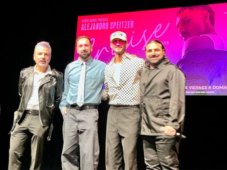 Óscar Uriel, Alonso Íñiguez, Alejandro Speitzer y Oscar Uriel en conferencia de prensa de Cruise. AMEXI/FOTO: Lilia Pérez