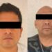 Dos de los detenidos en los operativos en Oaxaca que desmantelaron una banda de 'gota a gota'. AMEXI