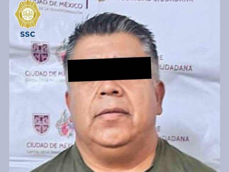 El Chacal, detenido en la CDMX. AMEXI