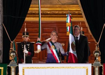 Claudia Sheinbaum hace historia con su primer Grito de Independencia