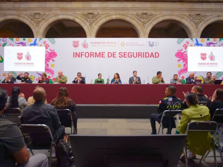 En el Informe de Seguridad de agosto de la CDMX. AMEXI