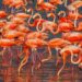 Flamencos en Yucatán.