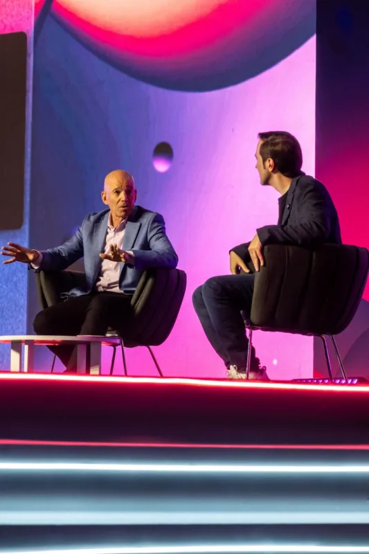 Mark Randolph, cofundador y primer CEO de Netflix en el foro Vtex Connect Latam. AMEXI Foto Abril Naranjo