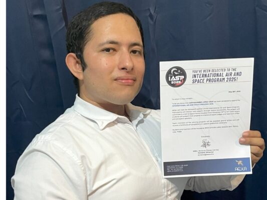 El International Air and Space Program (IASP) 2025, un proyecto vinculado a la NASA, será su primer paso a la conquiesta del