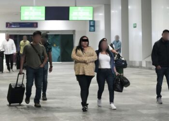 Lesly María “N”, detenida en Guanajuato por su presunta implicación en el homicidio del líder sindical Mario Machuca Sánchez en Quintana Roo. Foto Especial