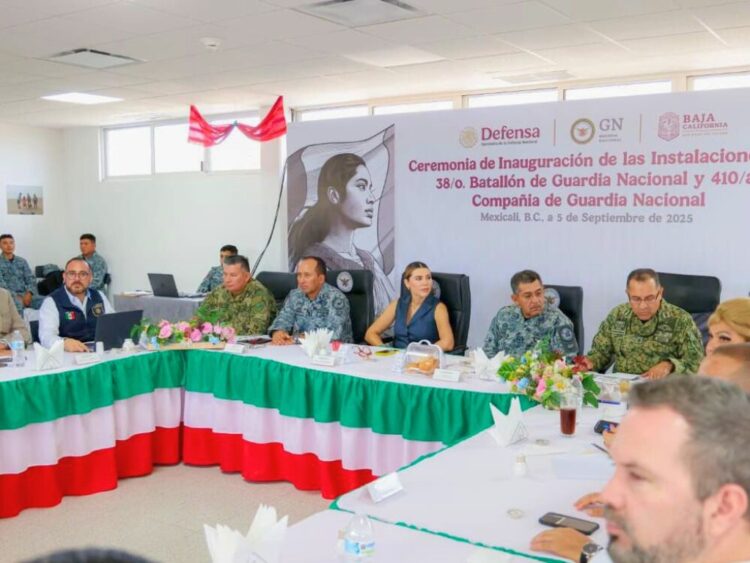 Decomisos de droga en BC. Marina del Pilar en la inauguración de instalaciones militares. AMEXI