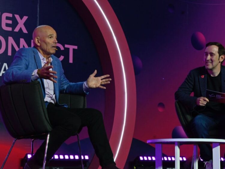 Mark Randolph, cofundador y primer CEO de Netflix en el foro Vtex Connect Latam. AMEXI Foto Abril Naranjo