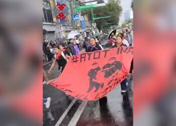 Saldo blanco en marcha del 11 aniversario de hechos ocurridos en Ayotzinapa