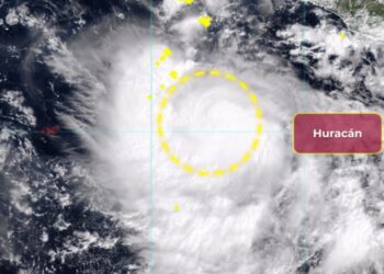Narda ya es huracán categoría 1 frente a las costas de Jalisco | AMEXI/FOTO: X @conagua_clima