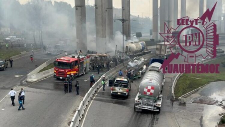 Crece el luto en el CECyT 7, del Poli, por víctimas de explosión de pipa en Iztapalapa