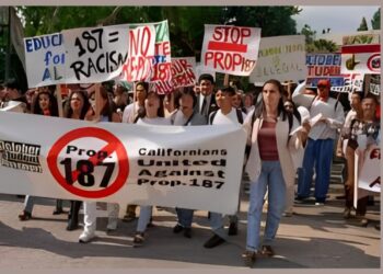 Protesta migrante. AMEXI