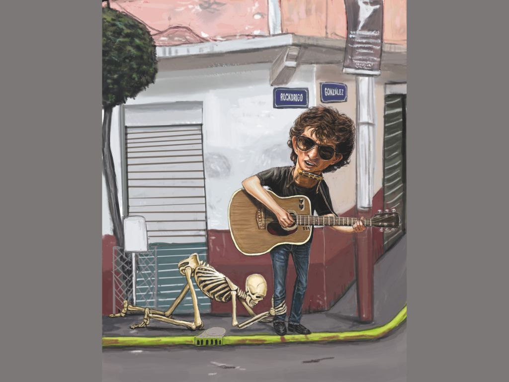 Rockdrigo González, por Manjarrez