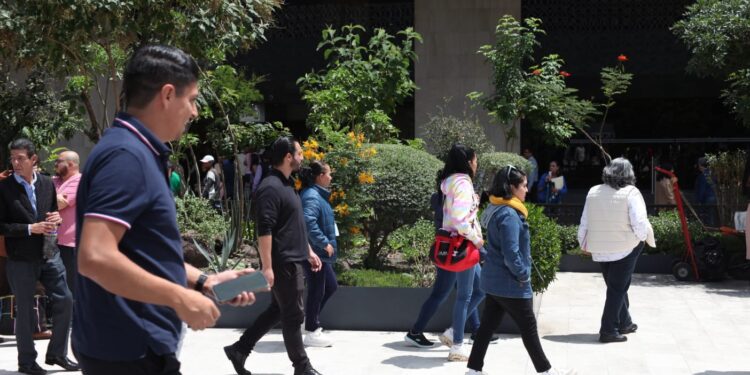 Segundo Simulacro Nacional 2025. Cámara de Diputados. AMEXI/Foto/Ivonne Cárdenas Pérez