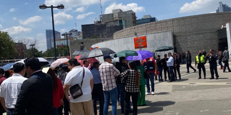 Segundo Simulacro Nacional 2025. Colonia Juárez. AMEXI/Foto/Verónica Torres Lizama