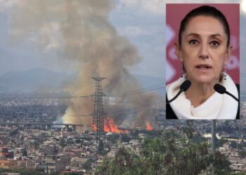 Sheinbaum. Solidaridad con los afectados por el estallido de la piapa en Iztapalapa. AMEXI