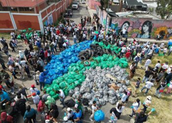 Buscan imponer en Ecatepec Récord Guinness con 150 mil personas en jornada de limpieza