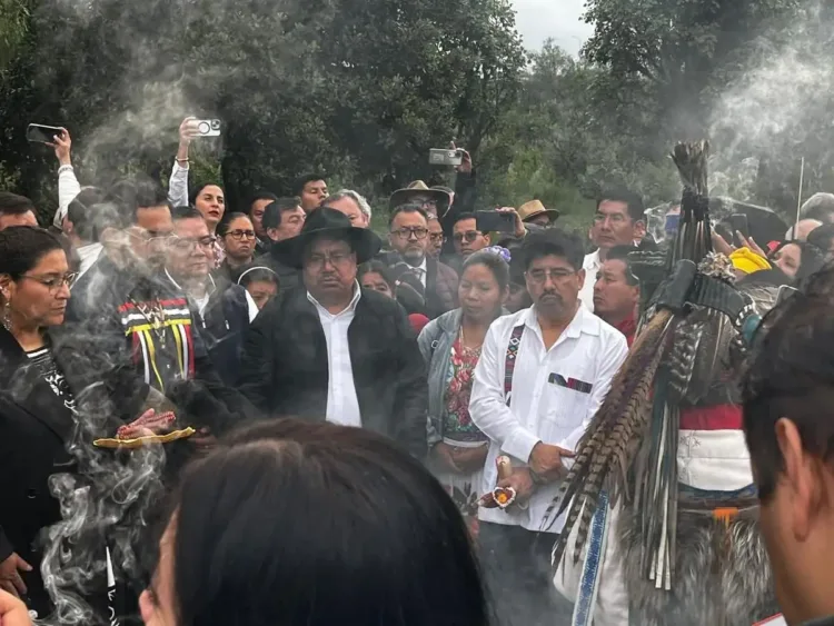 Ceremonia de consagración de bastones de mando para ministros de SCJN
