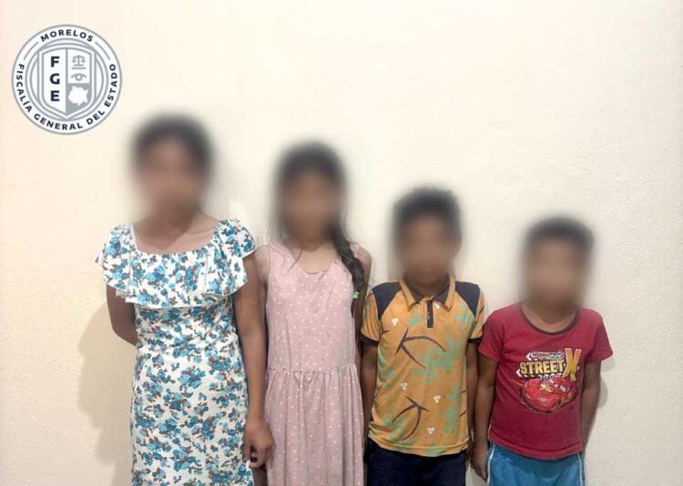 Ya están con su familia los cuatro menores desaparecidos en Guerrero y localizados en Morelos