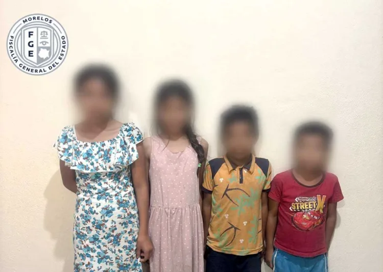 Ya están con su familia los cuatro menores desaparecidos en Guerrero y localizados en Morelos