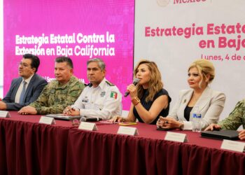 La gobernadora de BC, Marina del Pilar Ávila Olmeda, destacó la aprobación unánime del Congreso del Estado a la reforma constitucional en materia de extorsión.