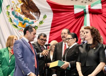 La titular de la Segob, Rosa Icela Rodríguez Velázquez entrega Primer Informe de Gobierno de Claudia Sheinbaum ante la Cámara de Diputados. AMEXI/FOTO/ Cámara de Diputados