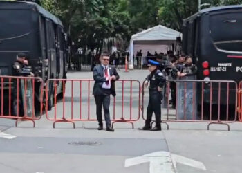 Dispositivo de seguridad en Senado limita labor de periodistas en toma de protesta de nuevos integrantes del Poder Judicial