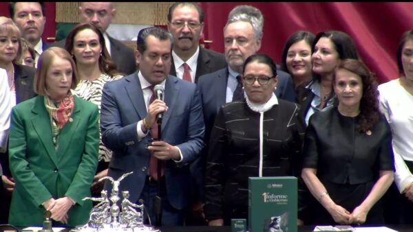 La secretaria de Gobernación, Rosa Icela Rodríguez Velázquez, acude a San Lázaro a entrega Primer Informe de Gobierno de Claudia Sheinbaum ante la Cámara de Diputados.
