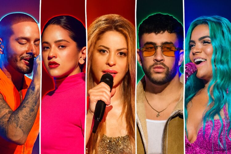 Shakira, Bad Bunny, Karol G, J Balvin y Rosalía protagonizan la agenda musical global