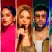 Shakira, Bad Bunny, Karol G, J Balvin y Rosalía protagonizan la agenda musical global