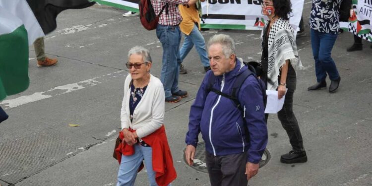 Marcha pro-Palestina en la CDMX, exigen un alto al fuego en Gaza