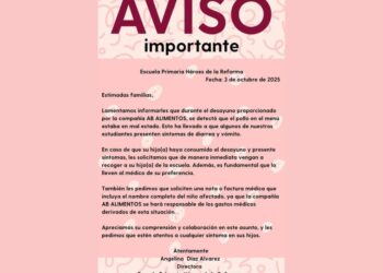 Alerta por la intoxicación de alumnos de primaria en escuelas de Tijuana. AMEXI