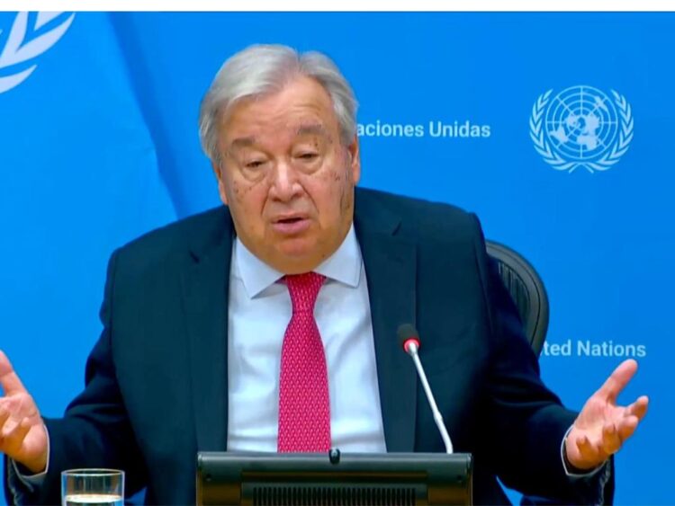 Secretario general de la ONU.