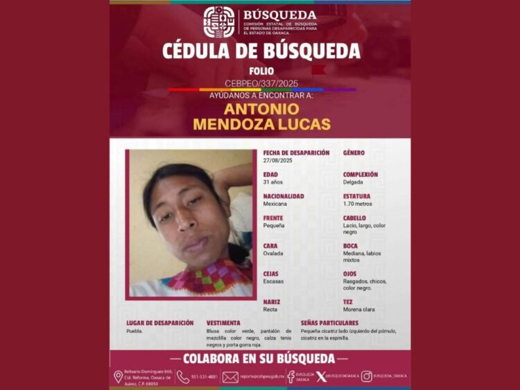 Desaparición de activista trans en Oaxaca.